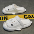 Upgrade Summer Children Slippers Thick Sole Eva Shark Slippers Non-Slip Soft Bottom Baby Sandal Kids Shark Slides Home Shoes. 