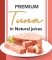 PetFeast PURRE Premium Wet Cat Food - 100% Tuna Protein, High Protein 18%, 227g Can (3 meals per Can). 