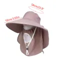 Summer Hat Women Outdoor Cycling Sunshade Face Mask Wide Brim Breathable Suncreen Sun Hats Casual Sunhat Visor Uv Protection New Jessica. 