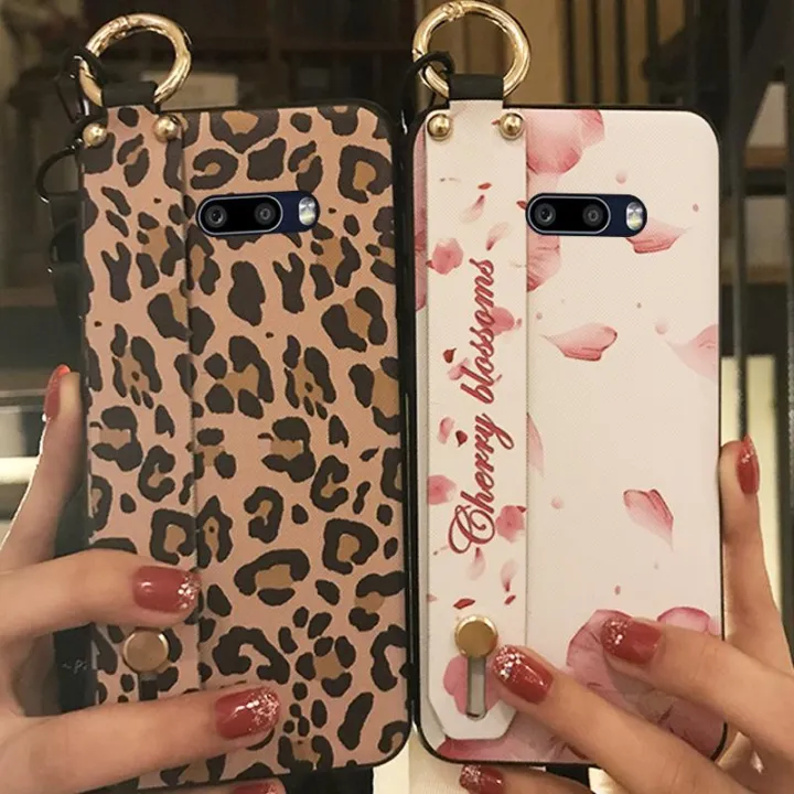 ring%20protective%20Phone%20Case%20For%20LG%20V50S%20Phone%20Holder%20Wristband%20Anti-knock%20Anti-dust%20Dirt-resistant%20Lanyard%20Durable%20Flower%20-%20Image%207