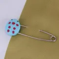 6 Pcs Head Safety Pins Infant Kids Cloth Nappy Locking Brooch Buckles U-shaped Baby Care Shower Diaper Clips Holder |DG 702 |KU115. 