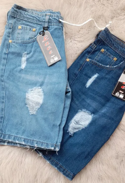 Patch%20Denim%20Short%20%20For%20Men%20-%20Image%205