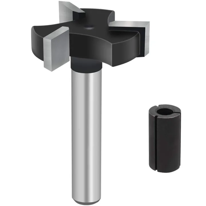 CNC Spboard Surfacing Router Bits, 1/4 Inch Shank 1 Inch Cutting Diameter, Slab Flattening Router Bit Planing Bit