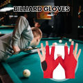 Men Billiards Glove Anti-slip Breathable Billiards Glove for Men Women Perfect for Snooker Cue Sports Right Hand Fit Sweat-absorbing Material Billiards Accessories. 