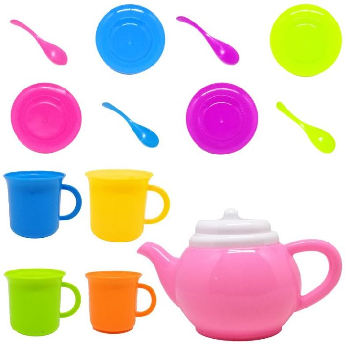 Bright Colors 13 Pcs Kitchen Set Toy For Children