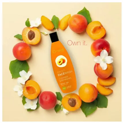 O'nelle%20Naturals%20Peach%20Face%20Wash%20-%20Image%203