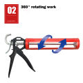 Glass Glue ° Rotating Multi-function Manual Caulking Glue Seals for Doors and Silicone Filling Hand Tools. 