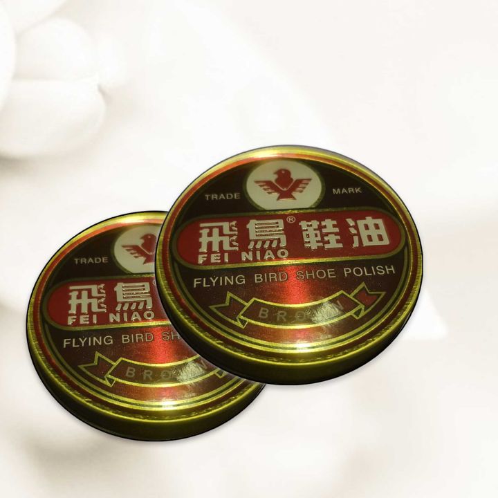 01 x Brown Shoe Polish Premium Flying Bird Leather Shoe Polish
