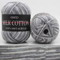 130m Cotton Knitting Yarn Crochet Yarn For Knitting Wool Yarn Warm Chunky-Yarn For Kids Hand Knitted Yarn for Blanket Sweater. 