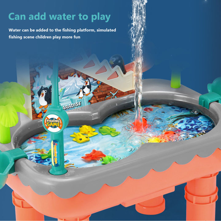 KOKKO%20Kids%20Water%20Table%20Magnetic%20Fishing%20Pool%20Toy%20Set%20With%20Electric%20Slide%20Climbing%20Stairs%20Fishing%20Toys%20Gifts%20For%20Girls%20Boys%20-%20Image%207