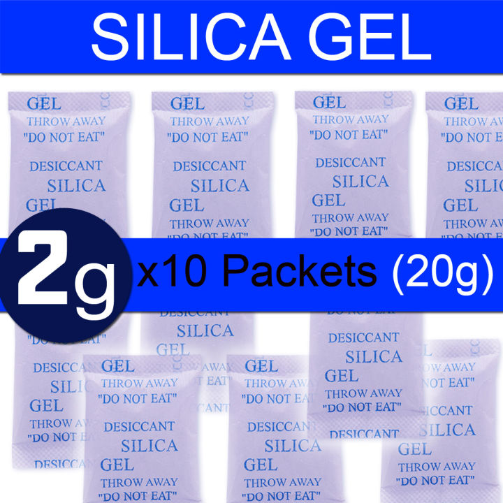 Silica Gel Packets - 10 Pack