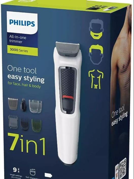 Multigroom series 3000 7-in-1, Face, Hair and Body MG3721/77