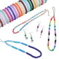 1 Box 6/8mm 24 Colors/Lot Imitation Jade Glass Round Bead for Bracelet Necklace DIY Jewelry Making. 