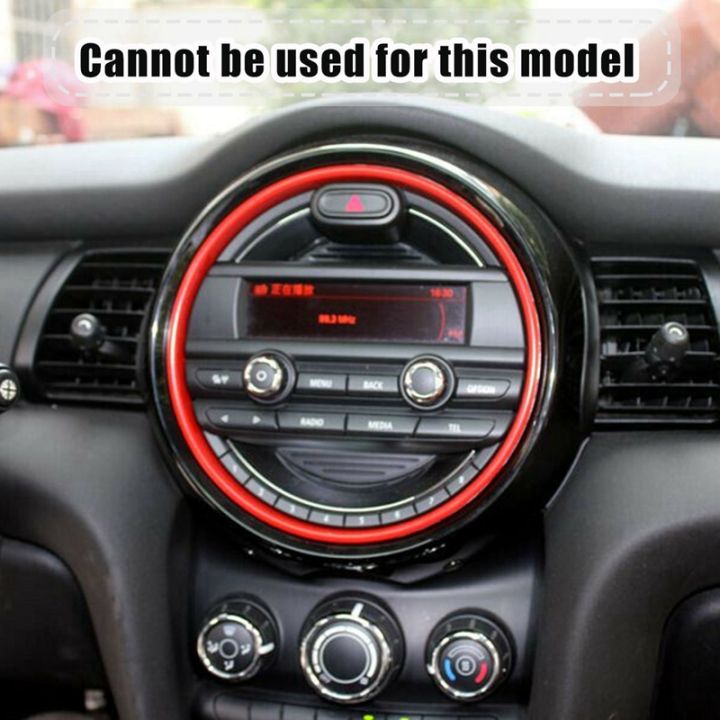 8.8 Inch Red Center Console Dashboard Navigation Display Cover Trim ...