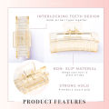 Ins Style Transparent Acrylic Large Hair Clips For Women Girls Elegant Hair Accessories. 