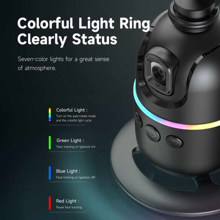 360%20Degrees%20Auto%20Face%20Tracking%20Gimbal%20Auto%20Tracking%20Phone%20Holder%20Smart%20Selfie%20Gimbal%20Stabilizer%20-%20Image%205