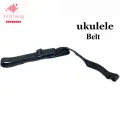 FIRST SONG Durable Black Adjustable High Quality Guitar Belt Nylon Four String Guitar Ukulele Strap Hook. 