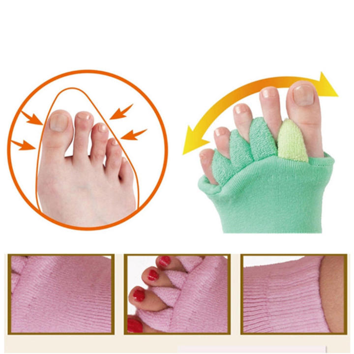TYPE OF FOOT RELIEF Toe Separator Alignment Sock ONLY HAPPY FEET BRINGS YOU THIS