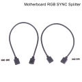 Motherboard RGB SYNC Splitter 12V 4Pin 5V 3Pin RGB/ARGB SYNC HUB Transfer Extension Cable PC Case Accessories. 