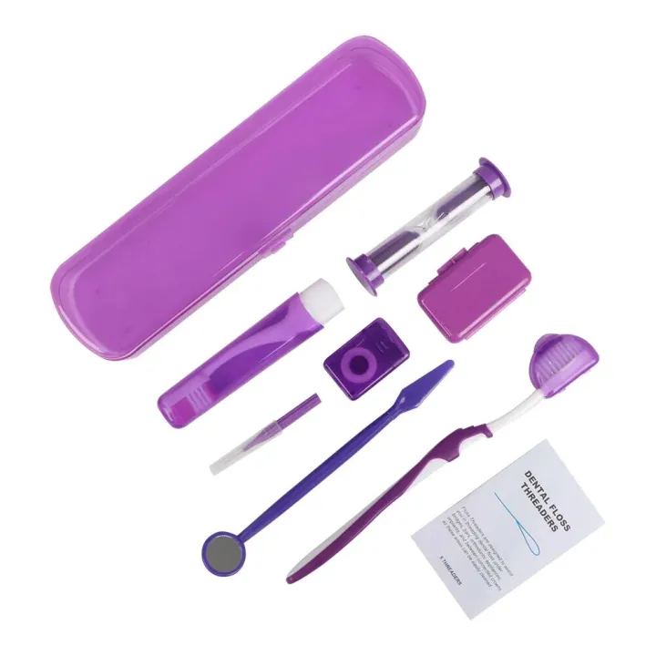 %E3%80%90HOT%E3%80%91%208Pcs%20Orthodontic%20Dental%20Care%20Kit%20Set%20Braces%20Toothbrush/Foldable,%20Dental%20Mirror,%20Interdental%20Brush%20And%20More%20With%20Carrying%20Case%20-%20Image%203