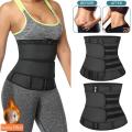 Workout Waist Trainer Belly Slimming Sheath Shaper Belt Sauna Body Shaper Corset Sweat Reduce shapewear- Free size. 