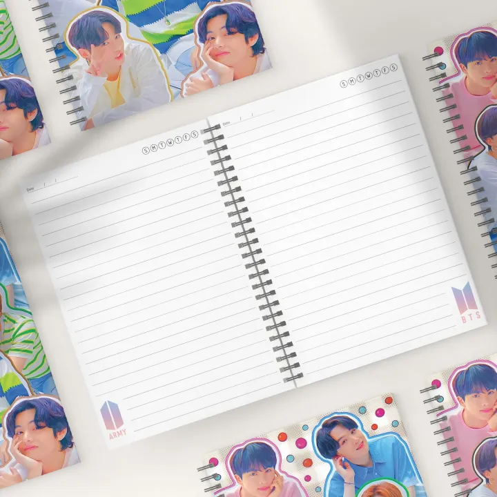 BTS%20Spiral%20Notebook%20A5%20%E2%80%93%20Polaroid%20BTS%20Design%20%7C%20100%20Pages%20%7C%20Cute%20K-pop%20Diary%20Notebook%20-%20Image%203