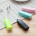 New Electric Egg Beater Milk Drink Coffee Frother Egg Skewers Mixer Mini Stainless Steel Handle Mixer Practical Kitchen Tools. 
