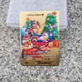 pokemon cards golden New Pokemon Metal Gold Card Mewtwo Eevee Arceus Energy Card Gengar Ash Ketchum Rare Game Collection Battle Trainer Card Kid GiftParty Games Crafts. 