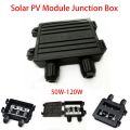 1Pcs New 50W-120W 6A Solar Junction Box Black IP65 Waterproof PV Module Box Electrical Testing Tool for 6.5A Solar Panel Cable Connector Kit. 