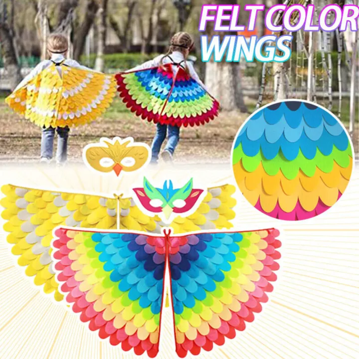 Cute and vibrant Kids bird costume Feathered detailing and long-lasting ...