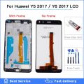 LCD Display For Young 4G / Y6 2017 Y5 2017 MYA-L11 L41 U29 MYA L22 L41 LCD Touch Screen Frame Replace. 