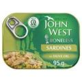Johnwest Boneless Sardines In Olive Oil 95g. 