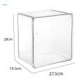 Showcase Storage Organizer Stackable Figures Display Stand Display Case Clear. 