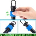 12 Pcs Drip Irrigation Tubing End Cap Plug 1/2 Inch Universal End Cap Fitting, Compatible with 16-17mm Drip Tape Tubing. 
