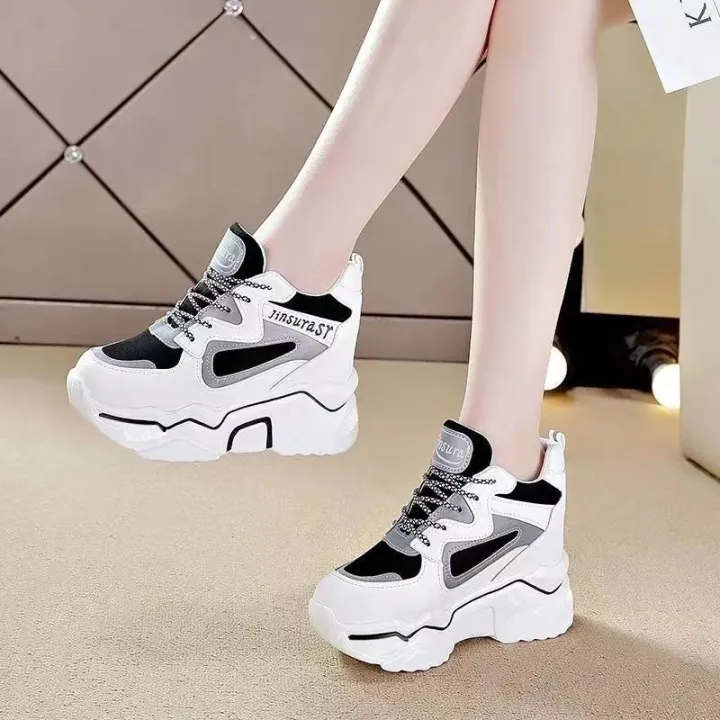 NEW%20Wedge%20Korean%20Chunky%20Rubber%20Shoes%20for%20Women%20fashion%20casual%20shoes%EF%BC%88Add%201%20size%EF%BC%89%20-%20Image%202
