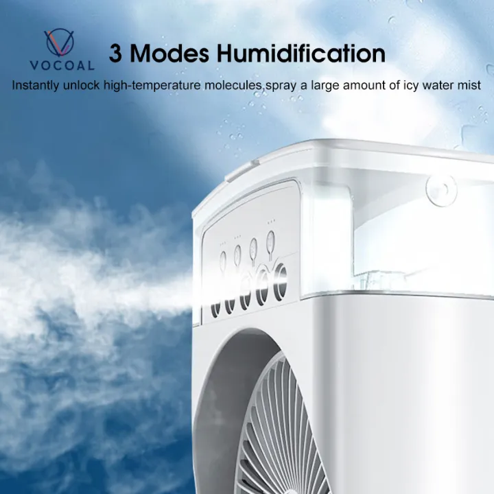 Vocoal%203%20In%201%20Desk%20Cooling%20Fan%20Spray%20Fan%20Quiet%20Cooling%20Air%203%20Gear%20Wind%20Adjustment%207%20Ambient%20Light%20Timer%20Mute%20USB%20Mini%20Portable%20Summer%20Fan%20Stand%20Fan%20Desktop%20Fan%20For%20Room%20Office%20-%20Image%206