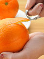 Orange Peelers,Set of 2 Round Stainless steel Affordable Orange Peeler Tool, Kitchen Accessories Knife Cooking Tool Kitchen Gadget By Korty. 