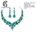 Dangle Earrings Extension Chain Heavy Dinner Women Jewelry Necklace. 