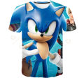 Men Anime sleeve Sonic Youth shirt Japanese manga T-shirt cartoon Sonic graphic tees summer tops male. 