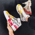 1No. High-Top Autumn and Winter Cartoon Naruto Couple Student Board Shoes Breathable Men's and Women's Casual Fashion Shoes. 