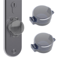 Door Safety Deadbolt Lock, 2 Pack Deadbolt Child Safety Lock Cover, Child Proof Door Knob Cover. 