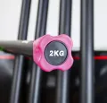 Mansa Fitness Total Body Workout Weighted Bar, Resistance Band Bar, Weighted Bar Racks, Body Exercise Bar for Yoga, Strength Training in Home and Gym Aerobic Class in Single or Combo. 