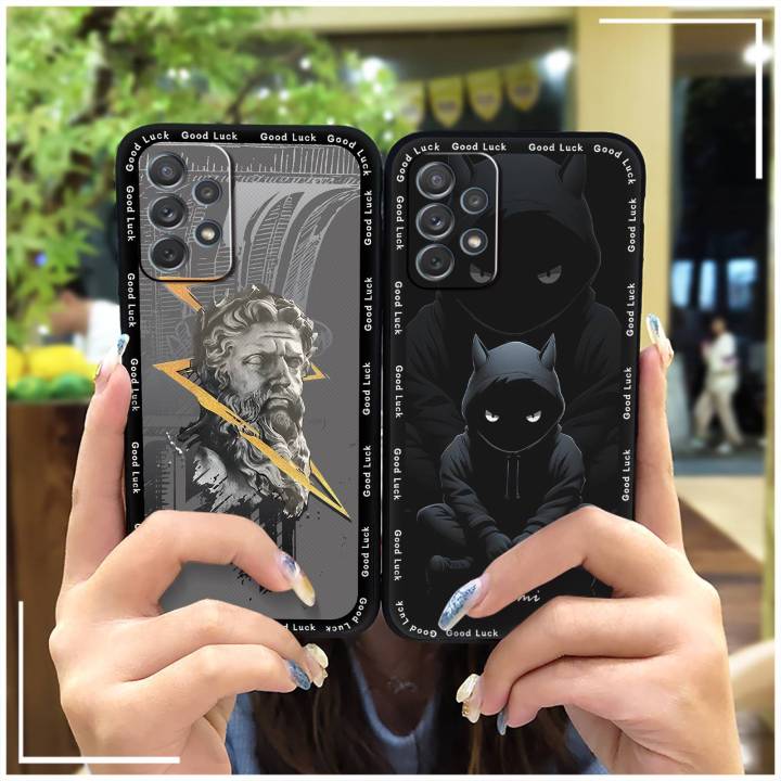 Cartoon%20Phone%20Pouch%20Phone%20Case%20For%20Samsung%20Galaxy%20A72%204G/5G/SM-A726B%20Shockproof%20Silicone%20Protective%20Fashion%20Design%20Cute%20-%20Image%203