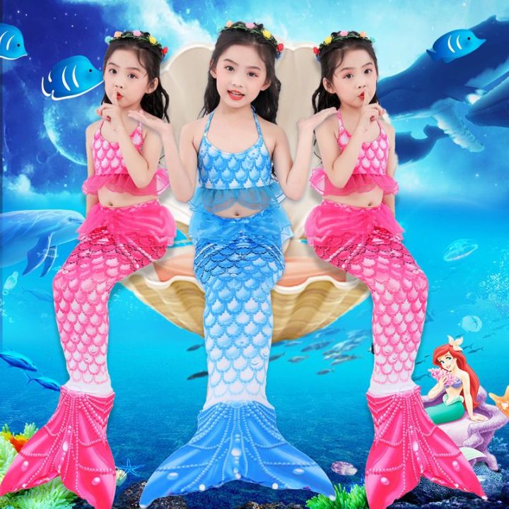 chinese dress ladies Sparkling Mermaid Princess Dress for Girls, Purple & Aqua Green / 6T