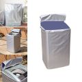 Roller/Pulsator Washing Machine Dryer Dust Cover Washing Machine Lid Adjustable Waterproof Waterproof Cover Dustproof Sun with Zipper Protective Cover Home. 