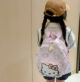 Sanrio Hello Kitty Children's Bags Cartoon Cute Boys and Girls Burden Reduction Kindergarten Backpack Children Backpack. 