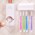 Automatic Toothpaste Dispenser With Free Brush Holder. 