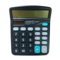 Joinus JS-8837 Auto Replay 12-Digit Electronic Calculator Black with Battery. 