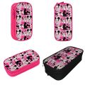 Lovely Mickey Minnie Mouse Pencil Case Pencilcases Pen Kids Large Storage Bag Students School Cosmetic Stationery. 