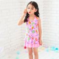 Children's Swimsuit Girls' One-Piece Skirt Conservative Medium and Big Children Cute Baby Student Kid Princess Swimsuit. 